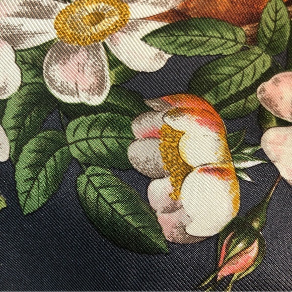 Mantero Collection Floral Large Silk Scarf - Picture 16 of 16